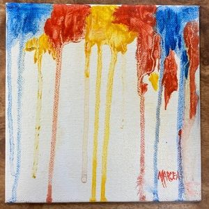 6 X 6 Original Painting Marcea